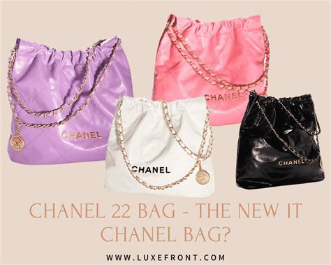 chanel no 22 for sale|Chanel 22 bag size comparison.